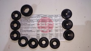 Willys MB Ford GPW Przelotki przewodów gumowe